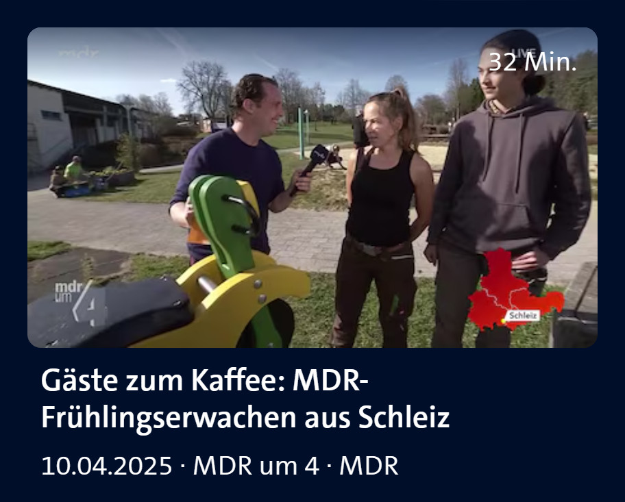 Rheber Holz Design beim MDR Frühlingserwachen 2025, Mitteldeutscher Rundfunk